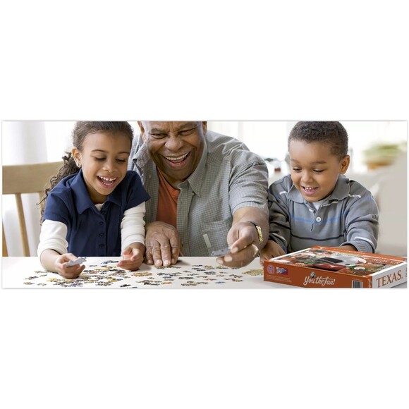 Texas Longhorns 500 Piece Puzzle "You the Fan" - NEW Sealed - Picture 2 of 7